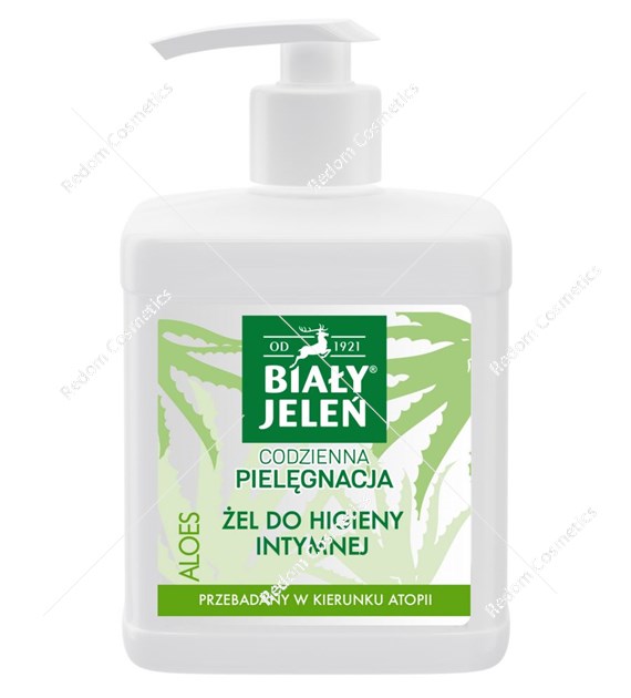 Biały Jeleń Hipoalergiczny żel do higieny intymnej Aloes 500ml