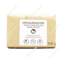 Barwa hipoalergiczne tradycyjne szare mydło 100 g