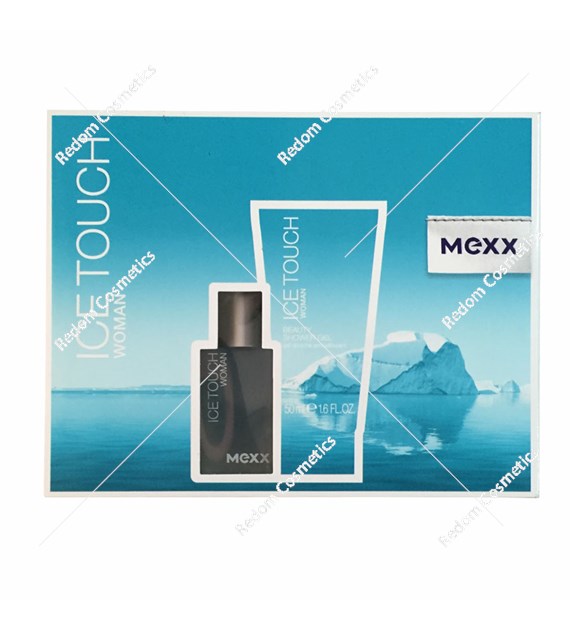 Mexx Ice Touch New women woda toaletowa 15 ml spray + żel pod prysznic 50 ml
