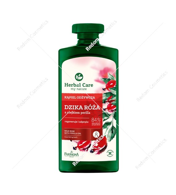 Farmona Herbal Care kąpiel odżywcza Dzika Róża olejkiem perilla 500ml