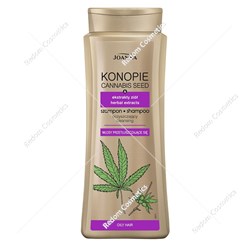 Joanna Konopie oczyszczający szampon do włosów przetłuszczających się 400ml