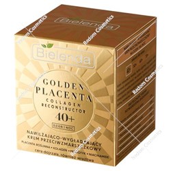 Bielenda Golden Placenta 40+ Nawilżająco-wygładzający krem przeciwzmarszczkowy 50 ml