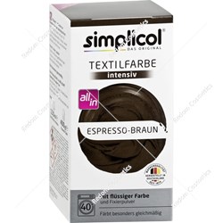 SIMPLICOL Barwnik do tkanin Intensywny Brąz Espresso 560g