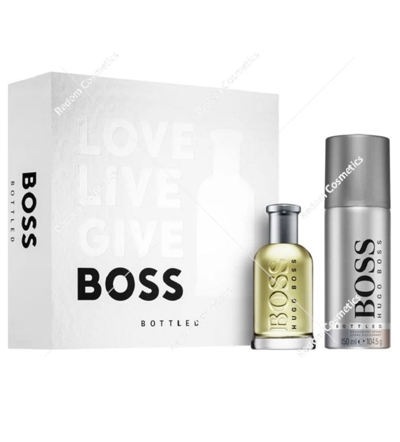 Hugo Boss Bottled woda toaletowa 50 ml + dezodorant 150 ml spray