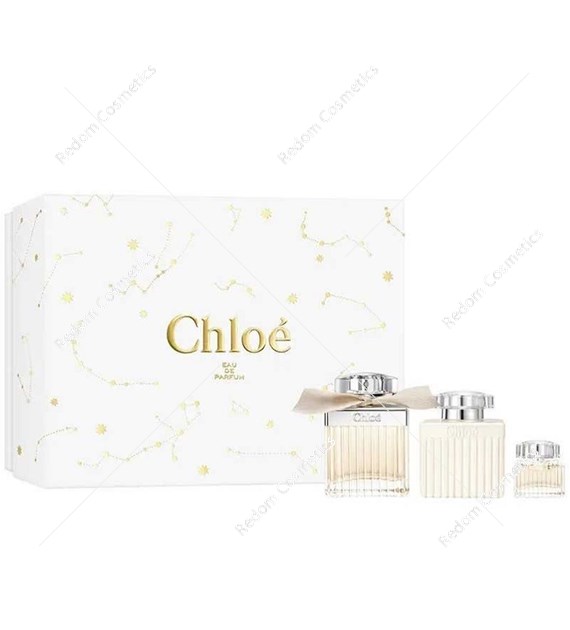 Chloe Chloe woda perfumowana 75 ml spray + perfumowane mleczko do ciała 100 ml + woda perfumowana mini 5 ml