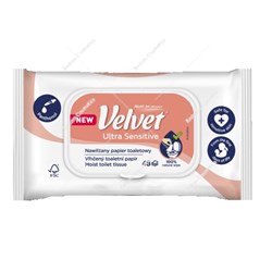 Velvet papier nawilżany Ultra Sensitive 48 sztuk