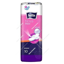 Bella Nova Maxi podpaski higieniczne 10 sztuk ze skrzydełkami