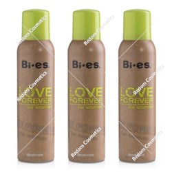Bi-es Love forever for women zielony dezodorant 150 ml spray