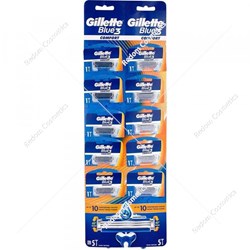 Gillette Blue 3 maszynki jednorazowe 10 sztuk