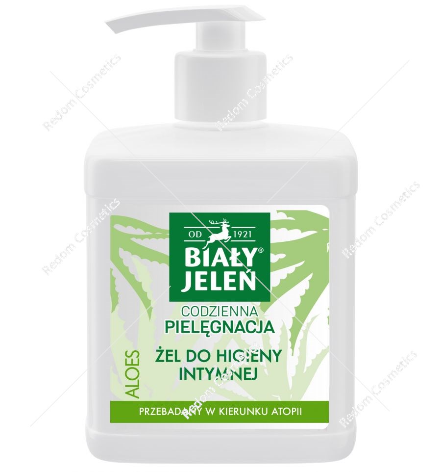 Biały Jeleń Hipoalergiczny żel do higieny intymnej Aloes 500ml
