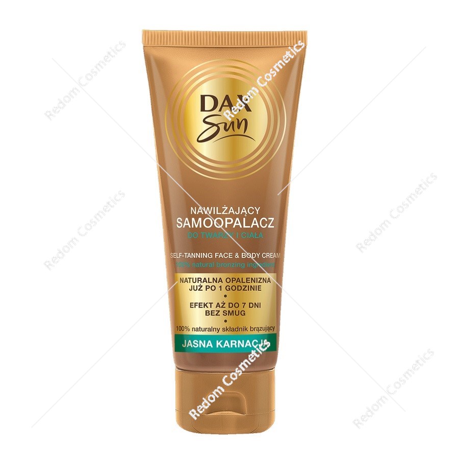 Dax Sun Samoopalacz nawilżający do jasnej karnacji 75 ml