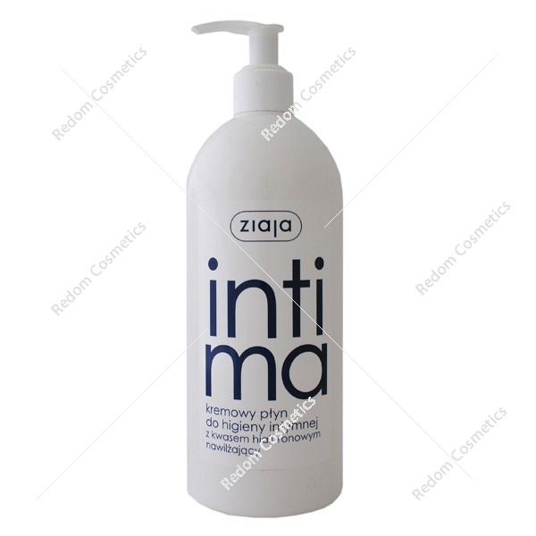 Ziaja Intima kremowy płyn do higieny intymnej z kwasem hialuronowym 500 ml