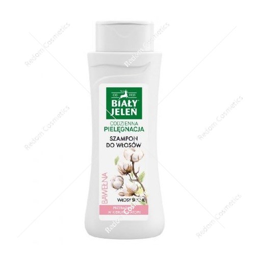 Biały Jeleń szampon do włosów z czystą bawełną 300ml