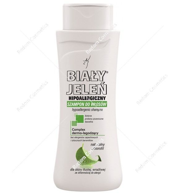 Biały Jeleń szampon do włosów z naturalnym chlorofilem 300ml