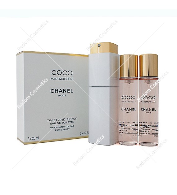 Chanel Coco Mademoiselle woda toaletowa 3 x 20 ml spray