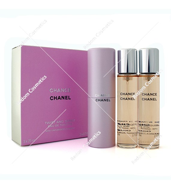 Chanel Chance woda toaletowa 3 x 20 ml spray