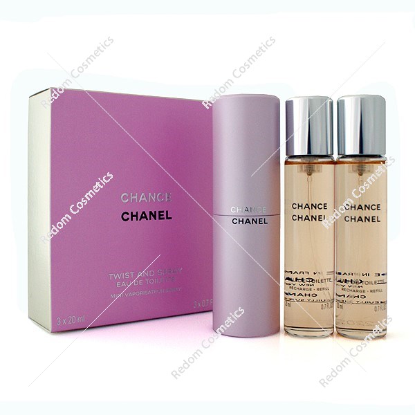 Chanel Chance woda toaletowa 3 x 20 ml spray