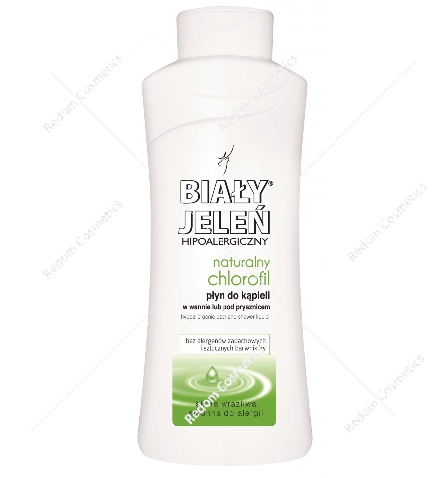Biały Jeleń płyn do kąpieli i pod prysznic Clorofil 750ml