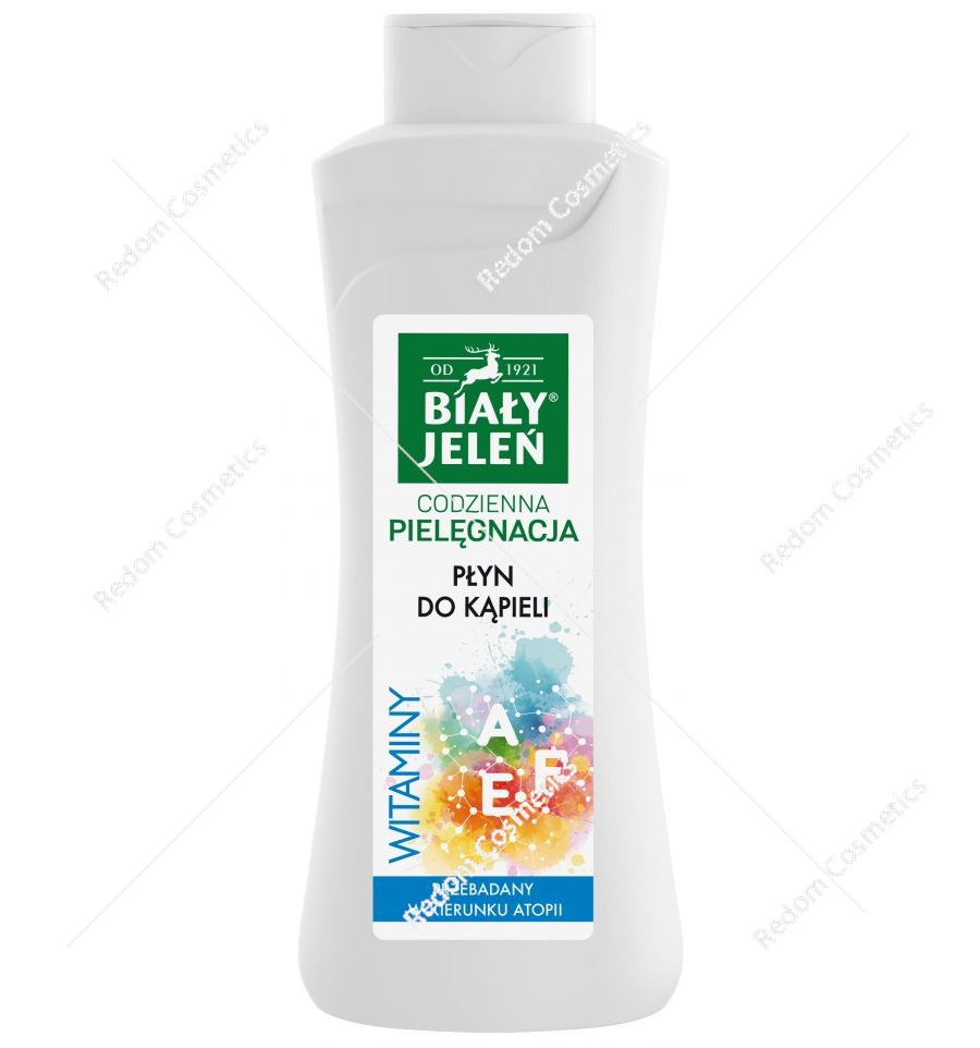Biały Jeleń płyn do kąpieli i pod prysznic z witaminami AEF 750ml
