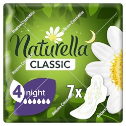 Naturella podpaski higieniczne ze skrzydełkami Classic 4 Night 7 szt.