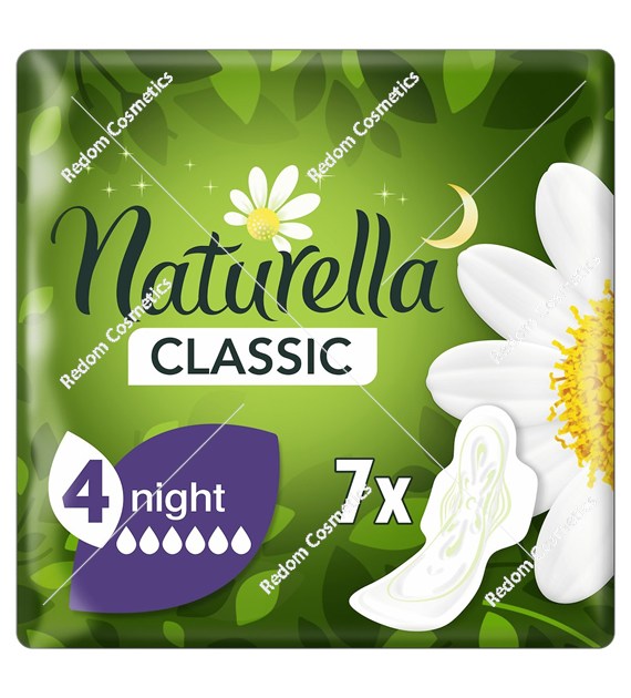 Naturella podpaski higieniczne ze skrzydełkami Classic 4 Night 7 szt.