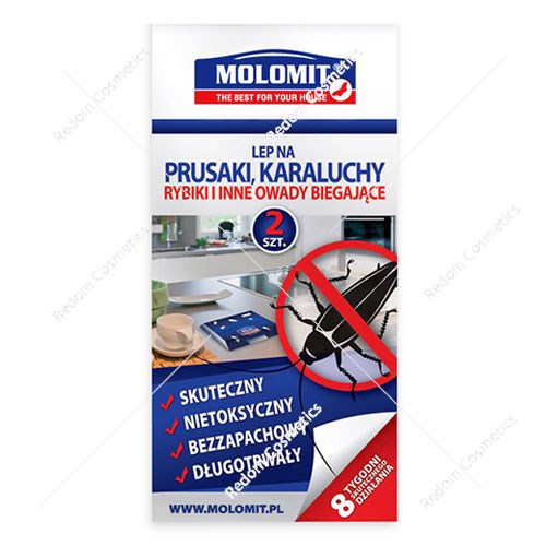 Molomit Lep na prusaki, karaluchy, rybiki i inne owady biegające