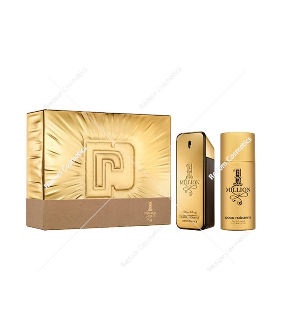 Paco Rabanne 1 Million woda toaletowa 100 ml spray + dezodorant 150 ml spray