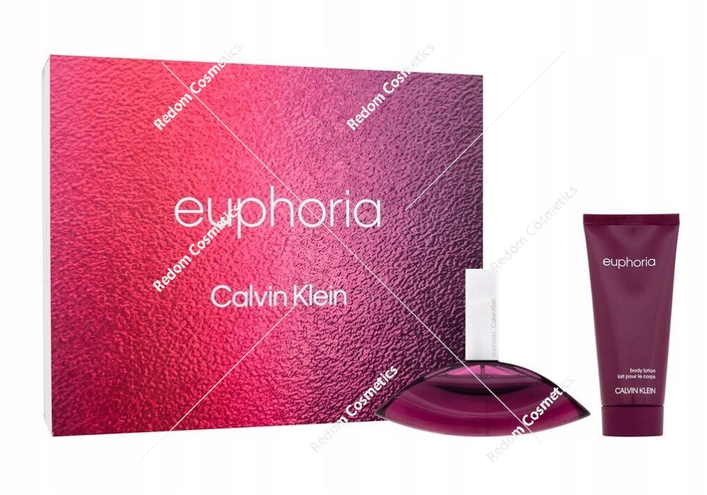 Calvin Klein Euphoria woda perfumowana 100 ml spray + balsam do ciała 100 ml