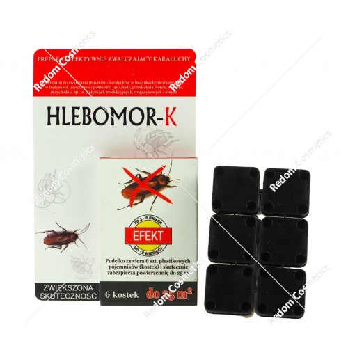 Hlebomor-K proparat na karaluchy kostki 6 sztuk