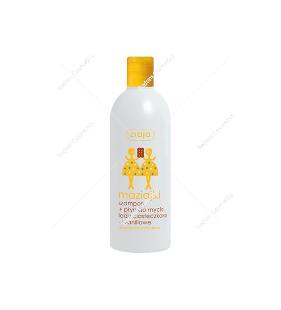 Ziaja maziajki szampon + płyn do mycia dla dzieci 400ml.
Lody ciasteczkowe