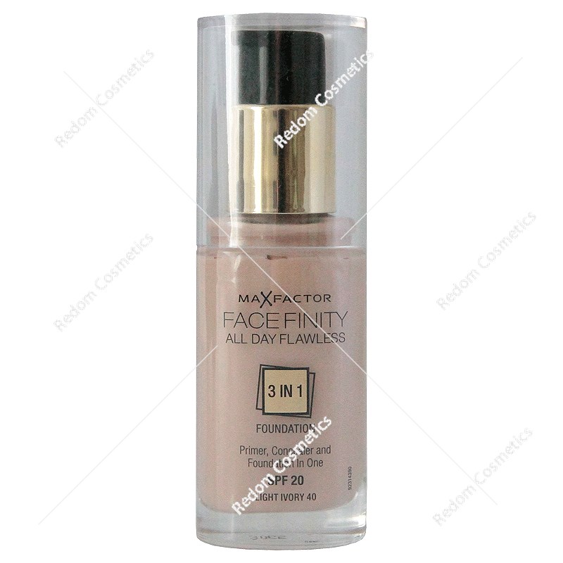 Max Factor Facefinity All Day Flawless 3 w 1 Podkład nr 40 Light Ivory 30 ml