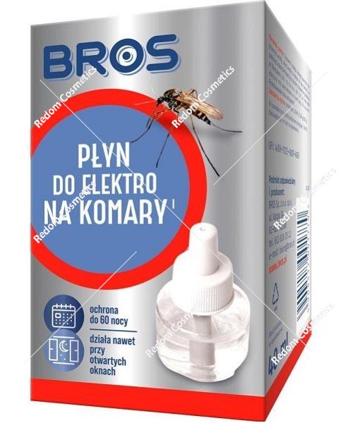 Bros elektro płyn na komary 60 nocy 40 ml