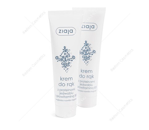Ziaja krem do rąk z proteinami jedwabiui 100ml.