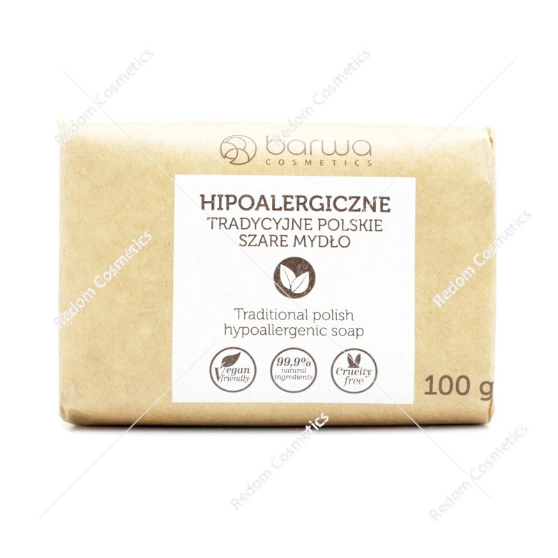 Barwa hipoalergiczne tradycyjne szare mydło 100 g