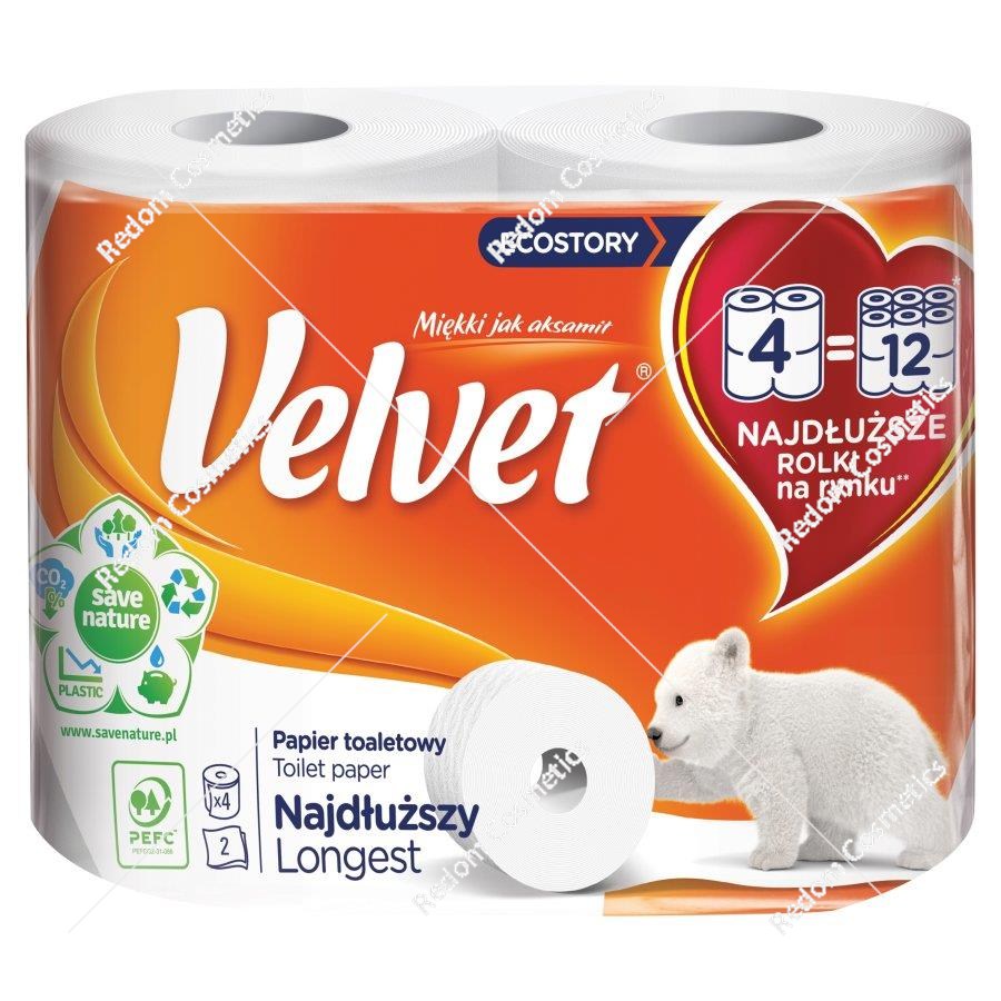 Velvet papier najdłuższy  4 rolki