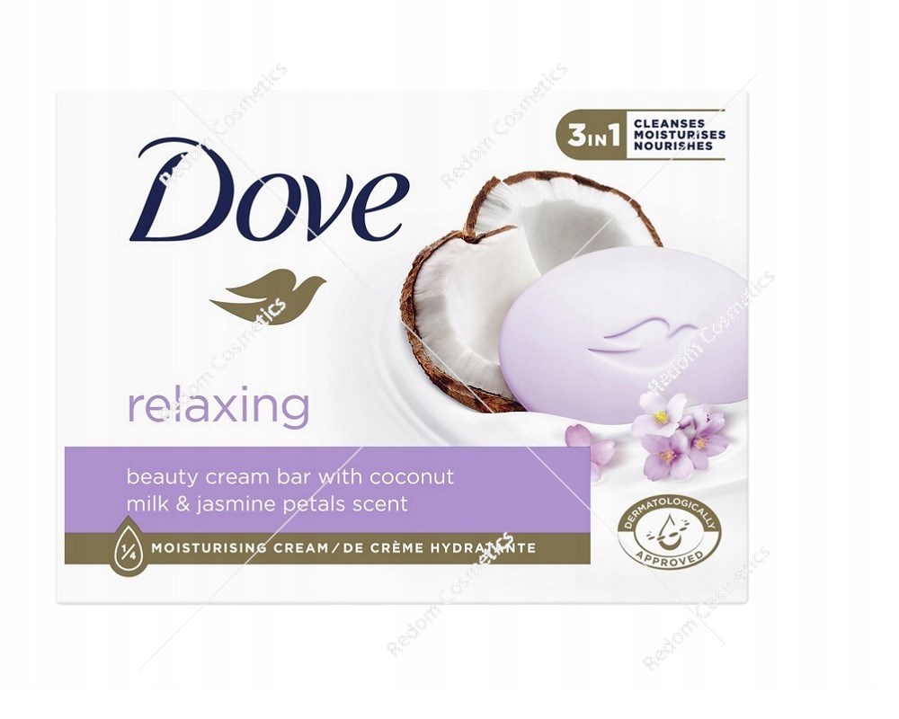 DOVE kremowa kostka myjąca Relaxing 90 g