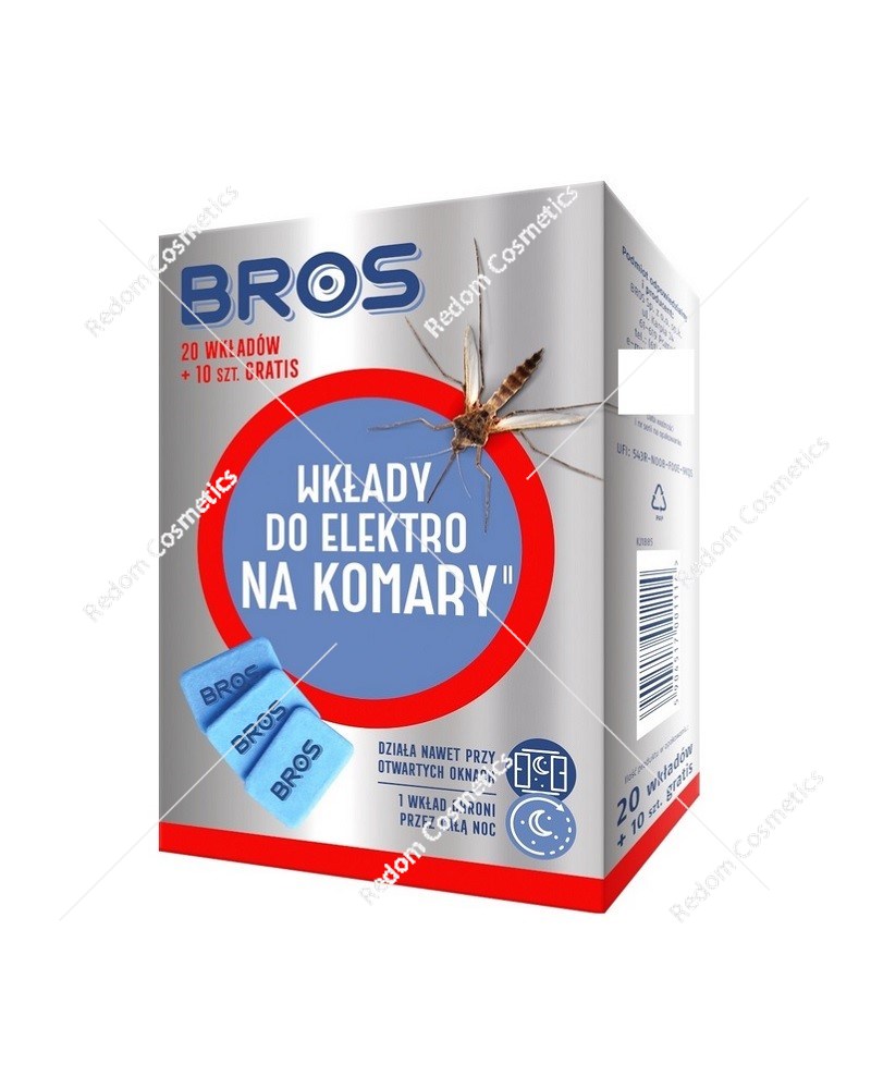 Bros wkłady na komary do elektro 20 sztuk