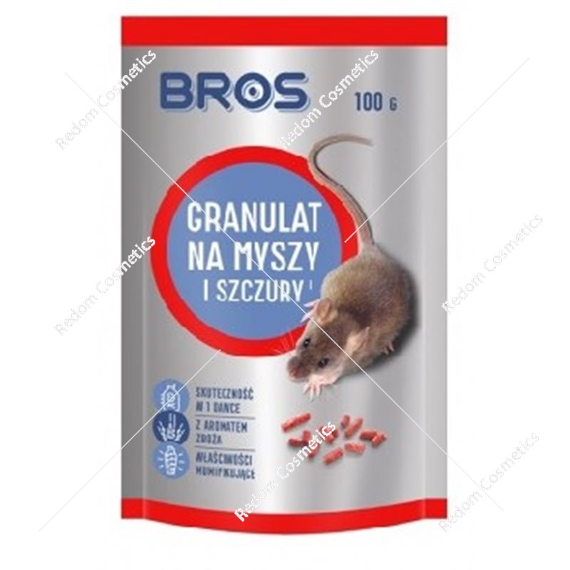 Bros granulat na myszy i szczury 100 g