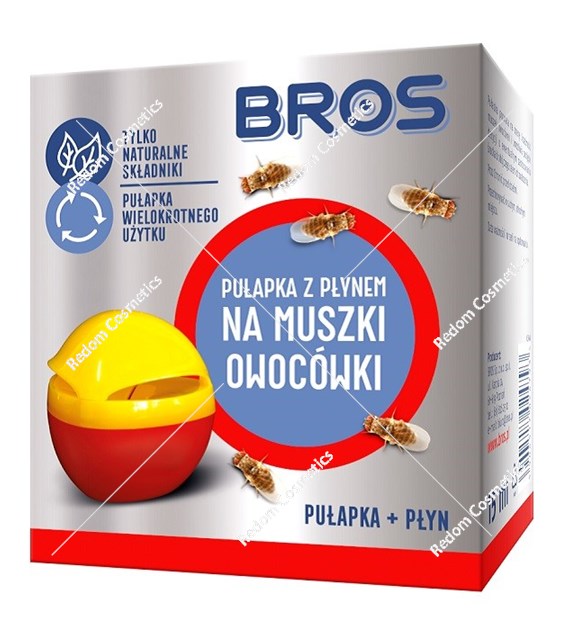 BROS pułapka z płynem na muszki owocówki