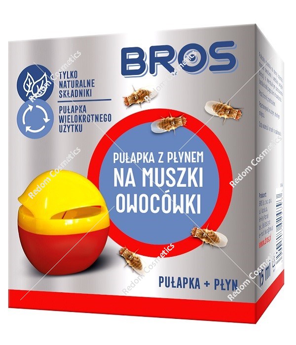 BROS pułapka z płynem na muszki owocówki
