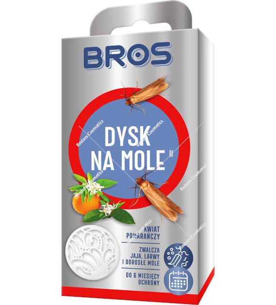 Bros dysk na mole kwiat pomarańczy