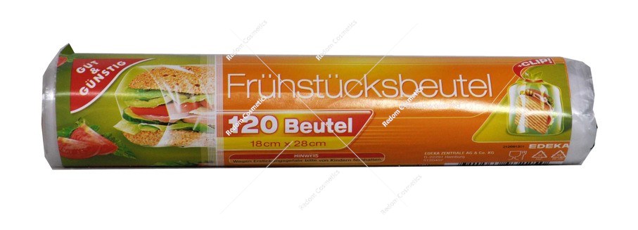 G&G woreczki śniadaniowe Fruhstucksbeutel 120 szt.