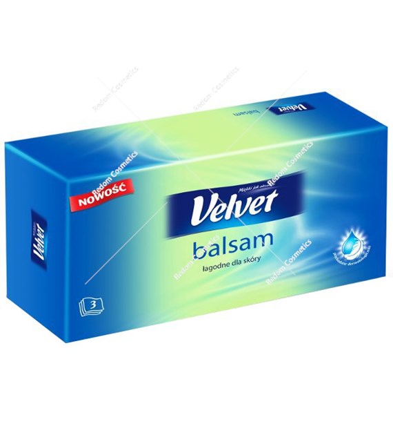 Velvet Balsam chusteczki 70 sztuk kartonik.