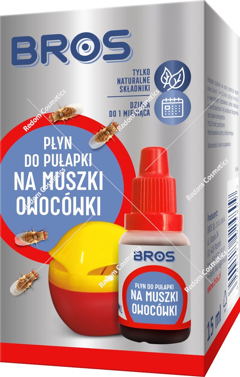 Bros płyn do pułapki  na muszki owocówki 30ml