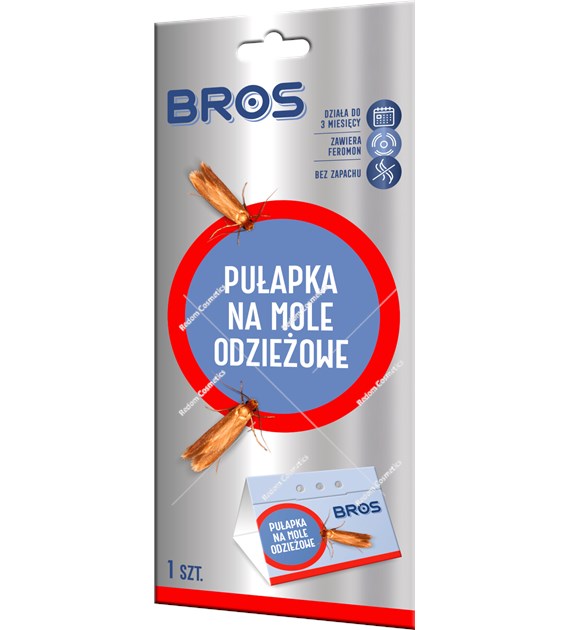 Bros pułapka na mole odzieżowe 1 sztuka