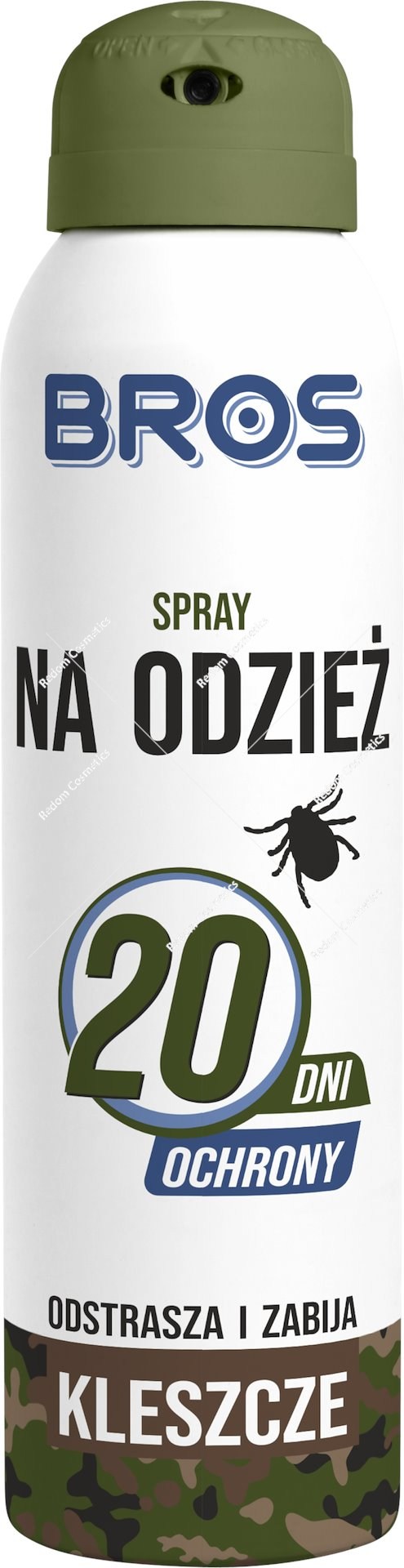 Bros spray na odzież przeciw kleszczom 90 ml