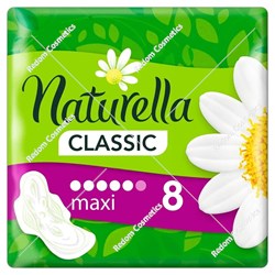 Naturella Classic Maxi podpaski ze skrzydełkami 8 sztuk rumiankowe chłonne