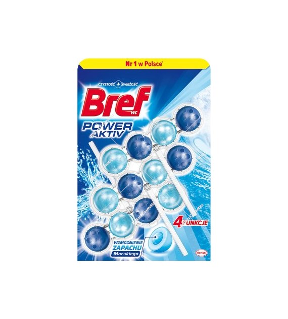 BREF Power Aktiv Fresh zawieszka do WC 3x50g Ocean