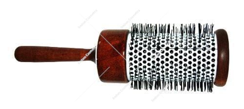 Ceramiczna szczotka do modelowania włosów w drewnianej oprawie nr.8