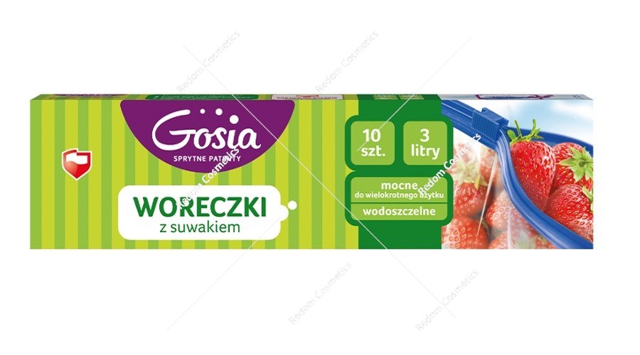 Gosia woreczki z suwakiem 3l 10 sztuk